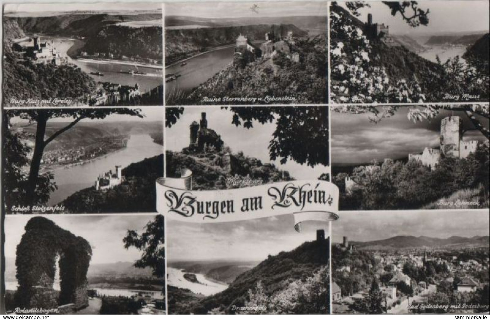 60820 - Rhein - Burgen, U.a. Katz Und Loreley - 1961 - Andere & Zonder Classificatie