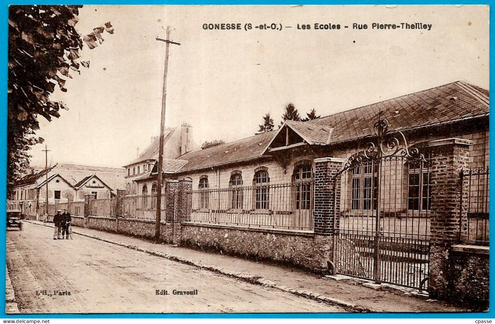 CPA 95 GONESSE - Les ECOLES - Rue Pierre Theilley - Gonesse