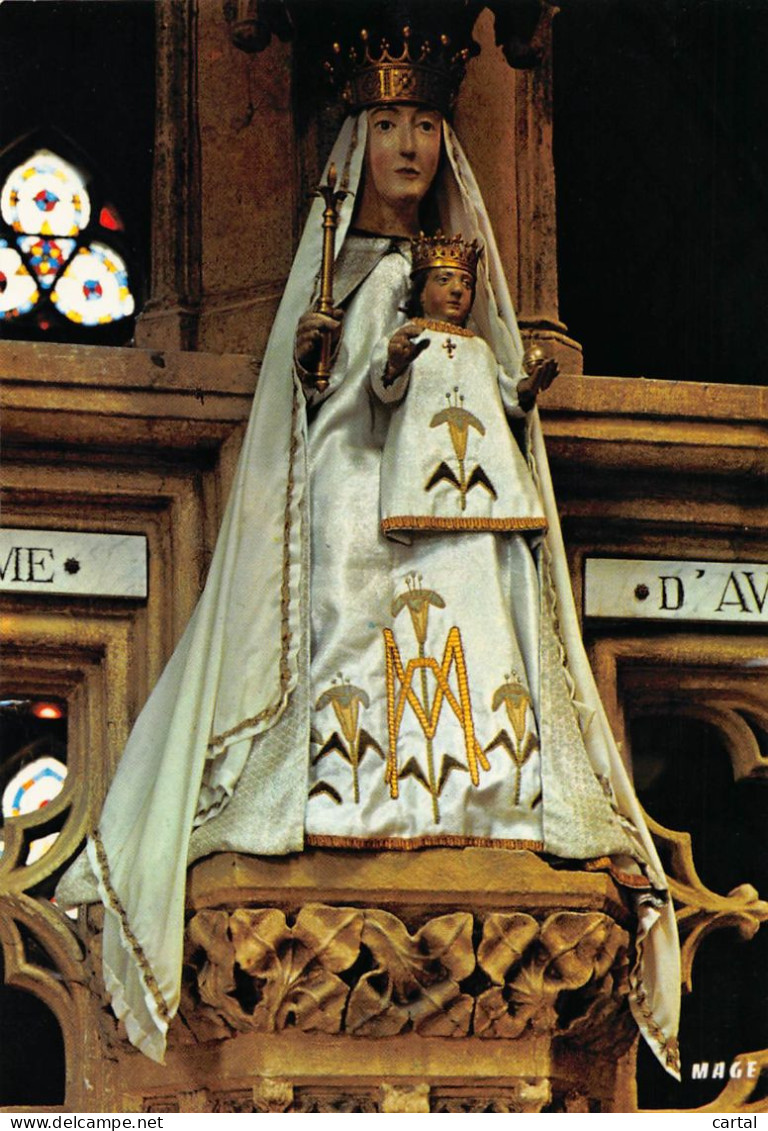 CPM - 55 - AVIOTH - Basilique - Statue De La Vierge (XIIe Siècle) - Avioth