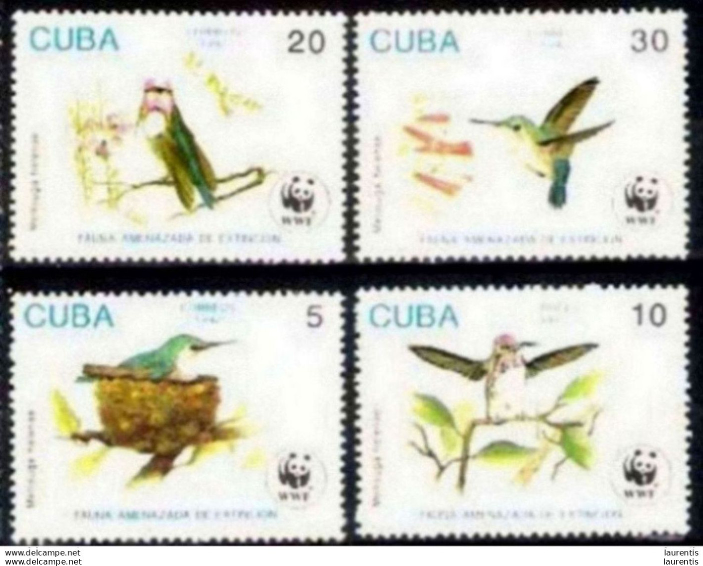 24646  Hummingbirds - Colibris - WWF - 1992 - MNH - Cb - 1,35 - Unused Stamps