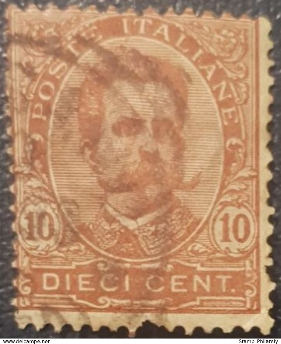 Italy 10C Used Stamp King Umberto Classic - Afgestempeld