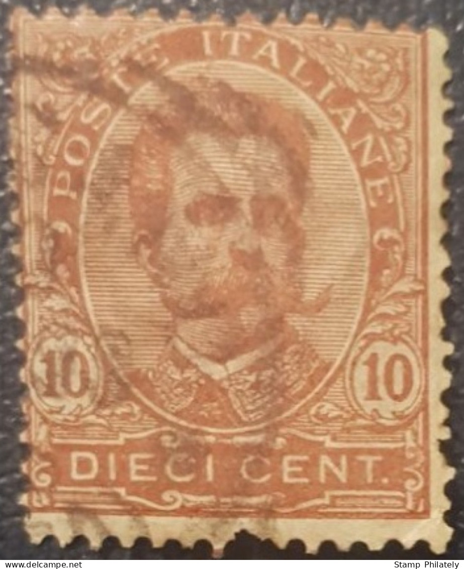 Italy 10C Used Stamp King Umberto Classic - Oblitérés