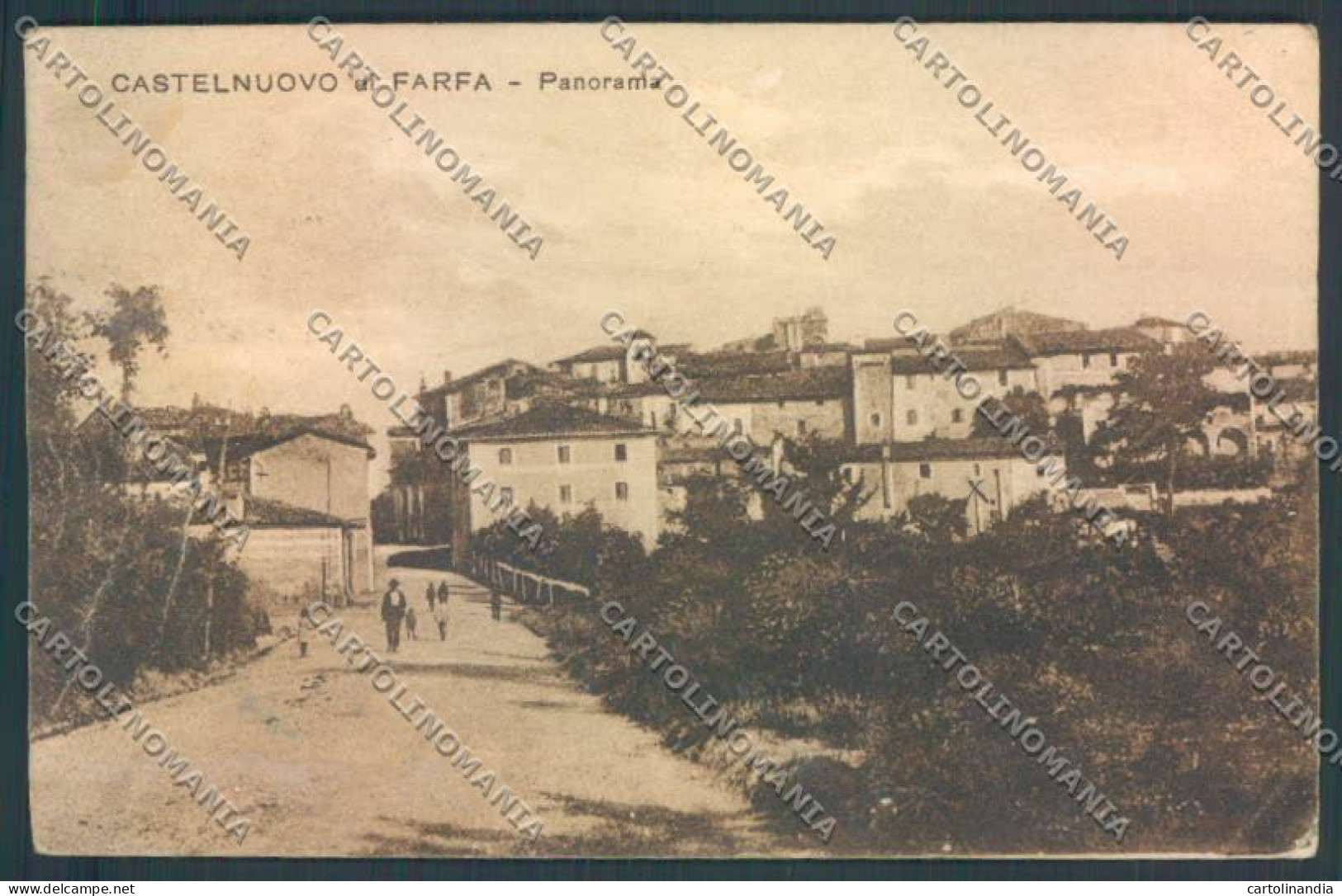 Rieti Castelnuovo Di Farfa PIEGHE Cartolina ZB7127 - Rieti