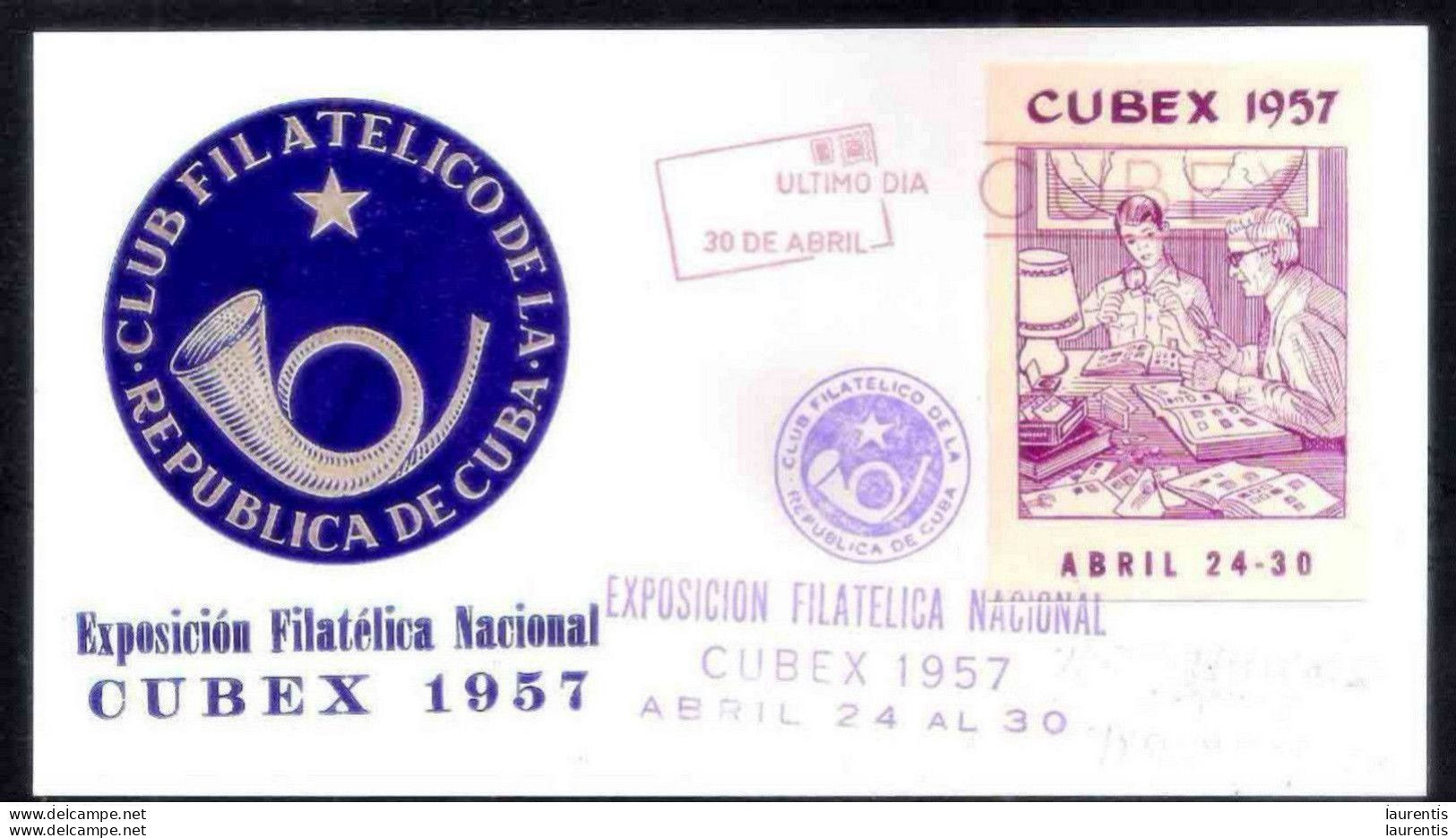 575   CUBEX 1957 - Ultimo Día - Last Day - Cb - 3,75 - Otros & Sin Clasificación