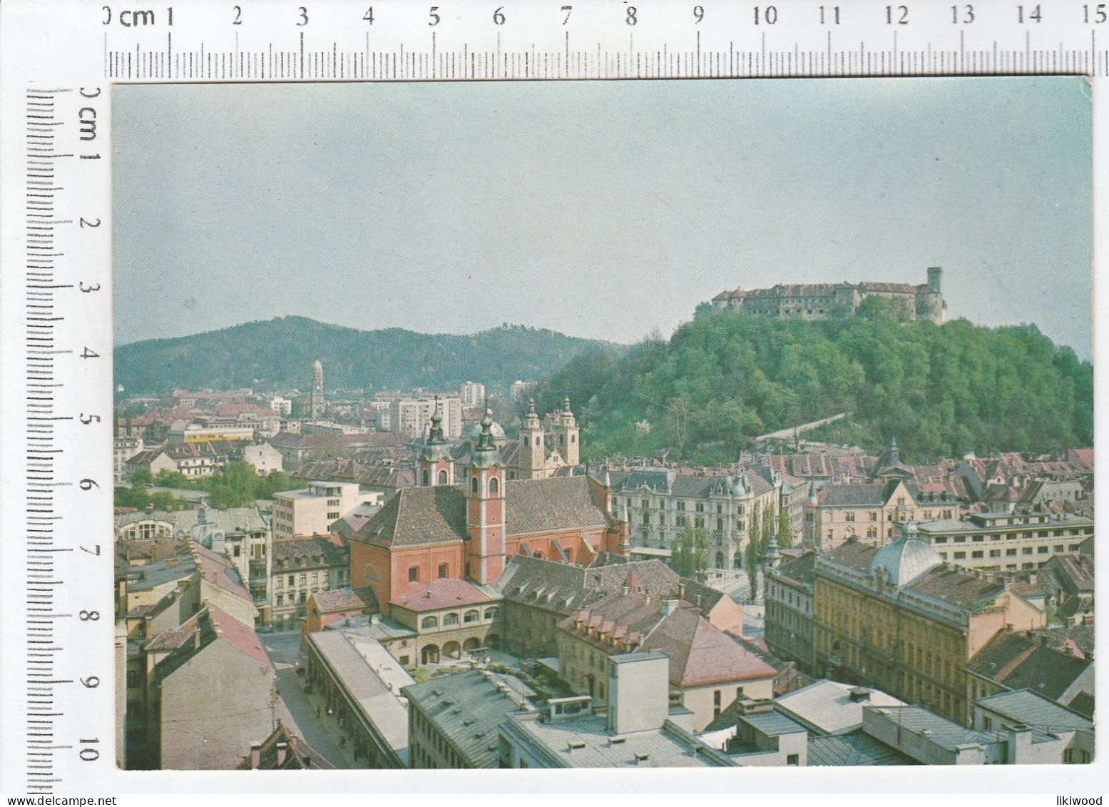 Ljubljana - Panorama Z Gradom, Panorama With The Castle - Slovénie