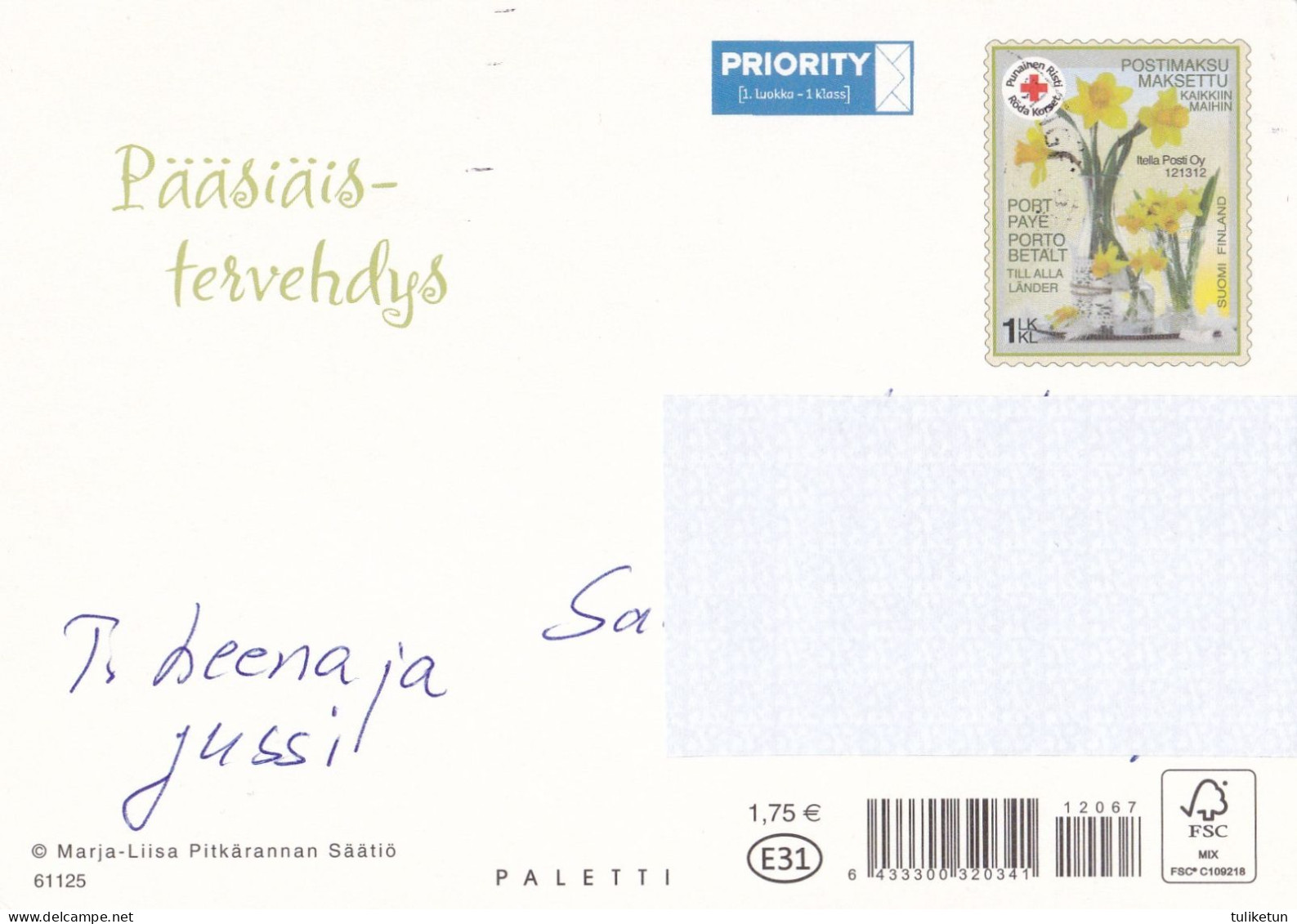 Postal Stationery - Flowers - Easter Witches - Trullis - Willows - Cat - Red Cross - Suomi Finland - Postage Paid - Postwaardestukken