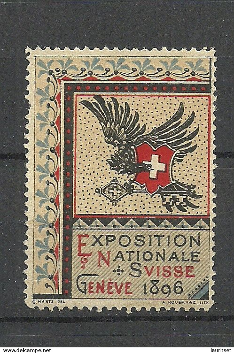 SCHWEIZ Switzerland 1896 Exposition Nationale Suisse Geneve MNH - Erinnofilia
