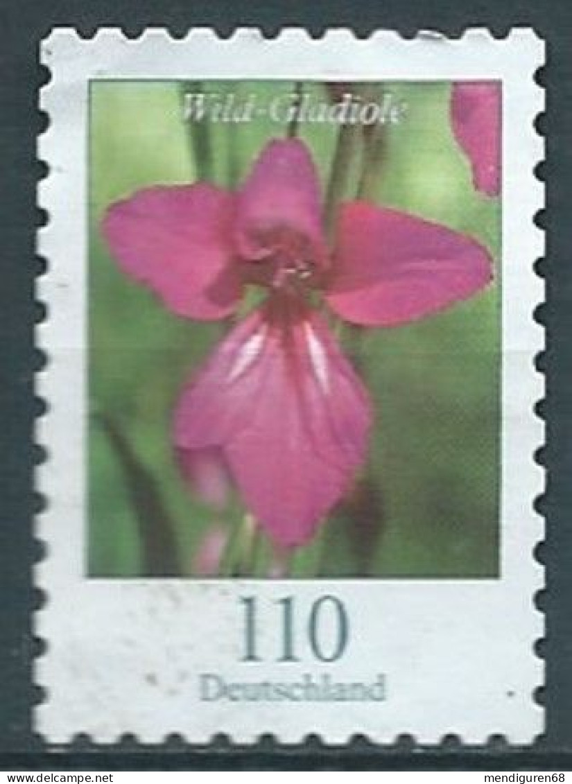 ALLEMAGNE ALEMANIA GERMANY DEUTSCHLAND BUND 2019 BLUMEN FLOWERS: WILD GLADIOLA S/A USEDMI 3489 YT 3267 SN 3114 SG Y3374a - Gebraucht