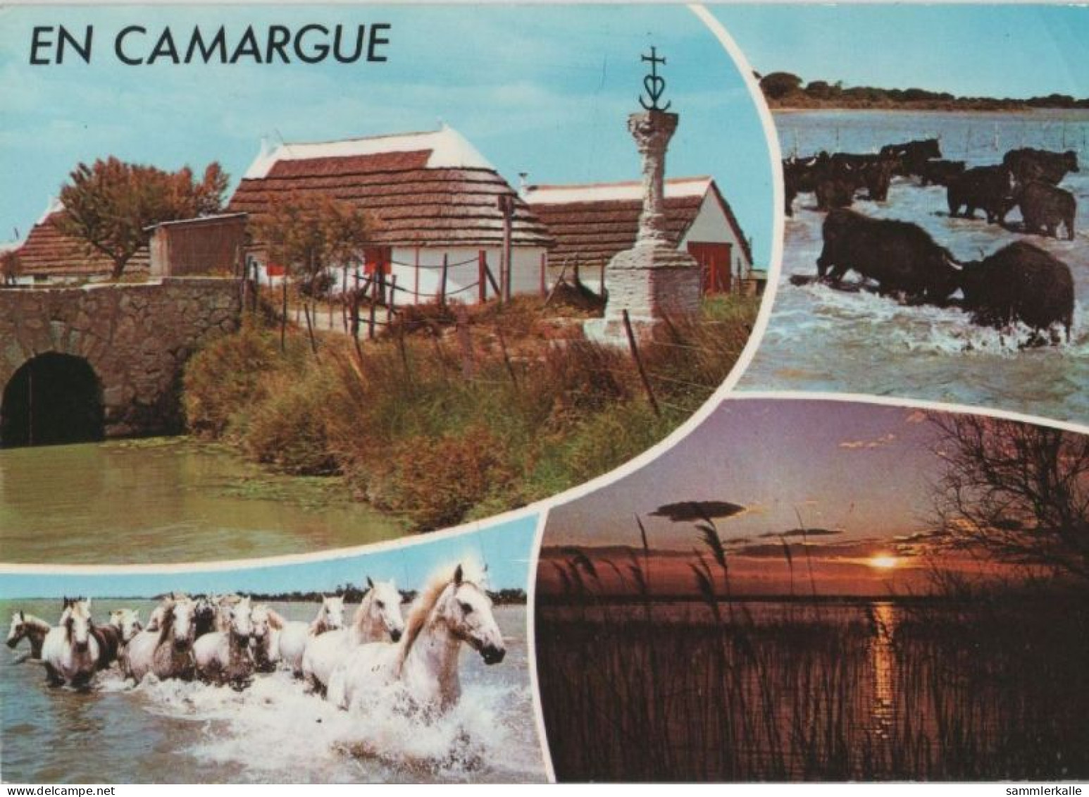 75913 - Frankreich - Camargue - 4 Teilbilder - 1989 - Other