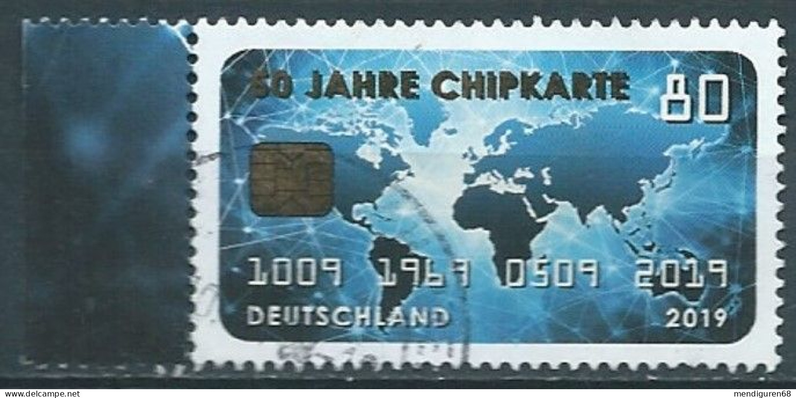 ALLEMAGNE ALEMANIA GERMANY DEUTSCHLAND BUND 2019 50 JAHRE CHIPKARTE CHIP CARD USED MI 3494 YT 3272 SN 3124 SG 4270 - Gebraucht