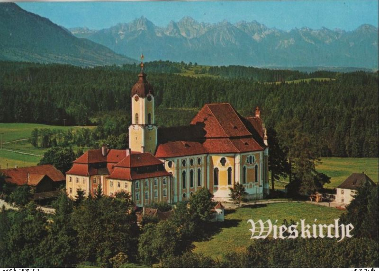 113927 - Steingaden-Wieskirche - Gegen Ammergauer Alpen - Weilheim
