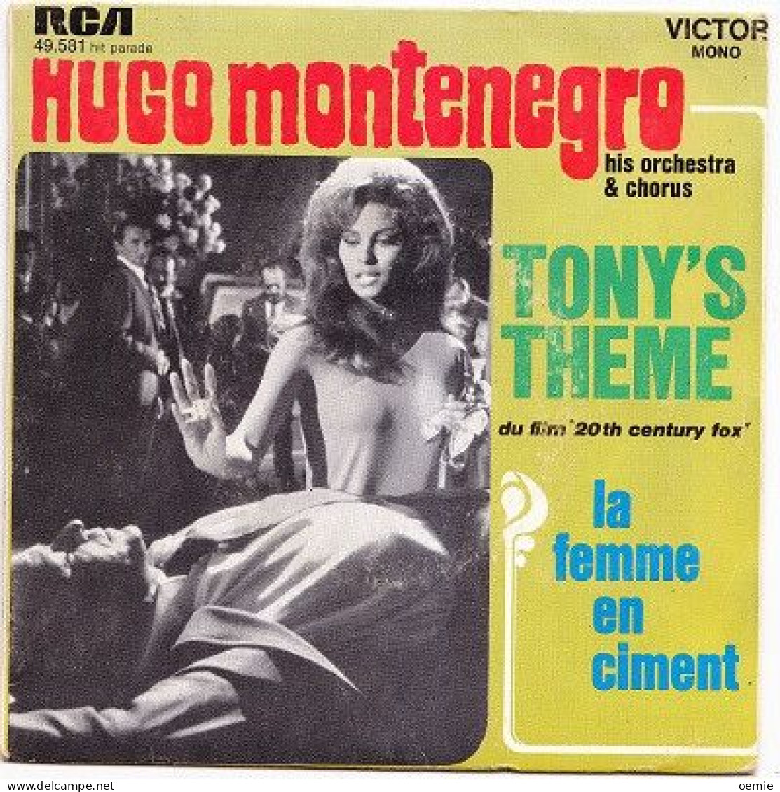 HUGO MONTENEGRO TONY'S THEME  LA FEMME EN CIMENT - Musique De Films