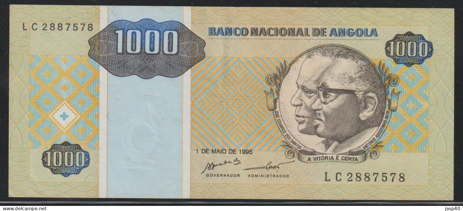 ANGOLA - 1000 KWANZAS DE 1995 - NOVA - Angola