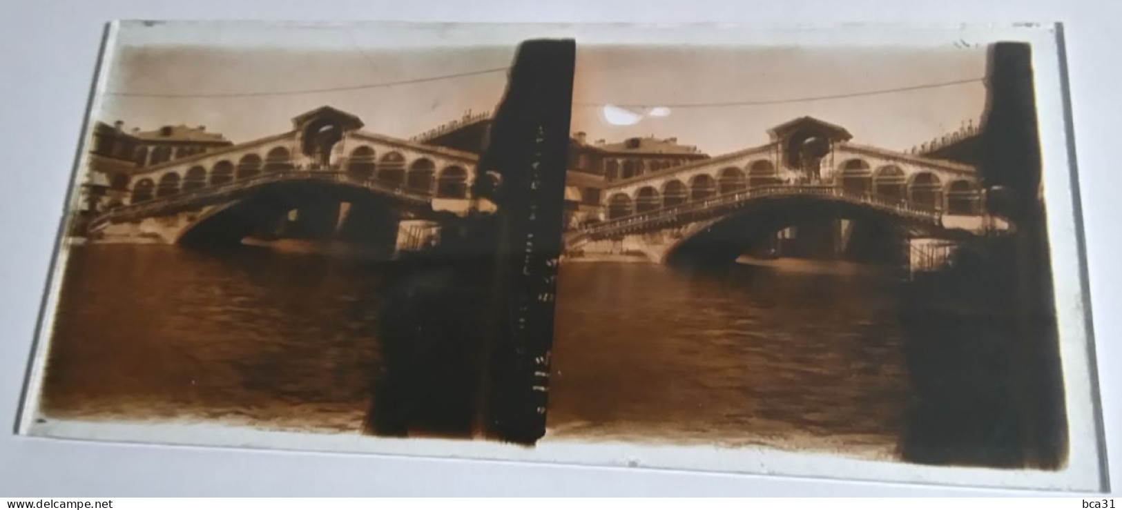 Lot De 2 Boites De Vues Stéréoscopiques Sur Plaques De Verre Thèmes: DIVERS FRANCE Et VENISE ITALIE - Glass Slides