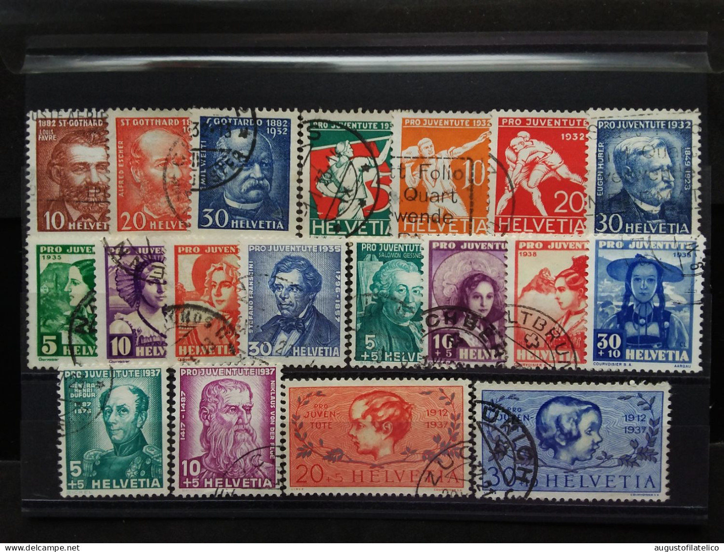 SVIZZERA - 5 Serie Anni '30 - Timbrati + Spese Postali - Used Stamps