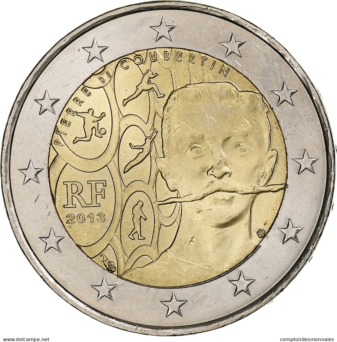 France, 2 Euro, 2013, Paris, SPL, Bimétallique, Gadoury:16, KM:2102 - Frankreich