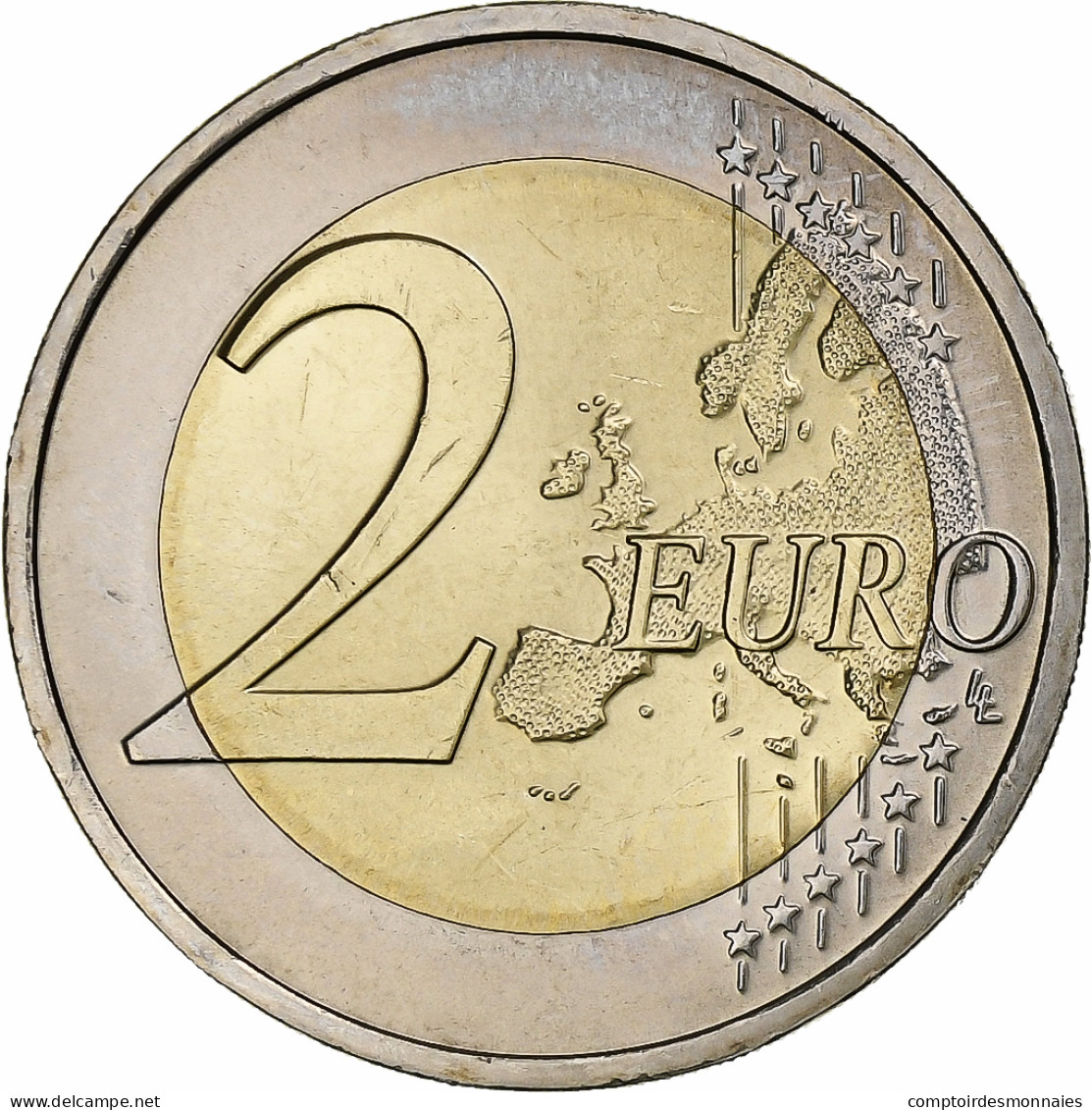 Portugal, 2 Euro, European Union President, 2007, Lisbonne, SPL, Bimétallique - Portogallo