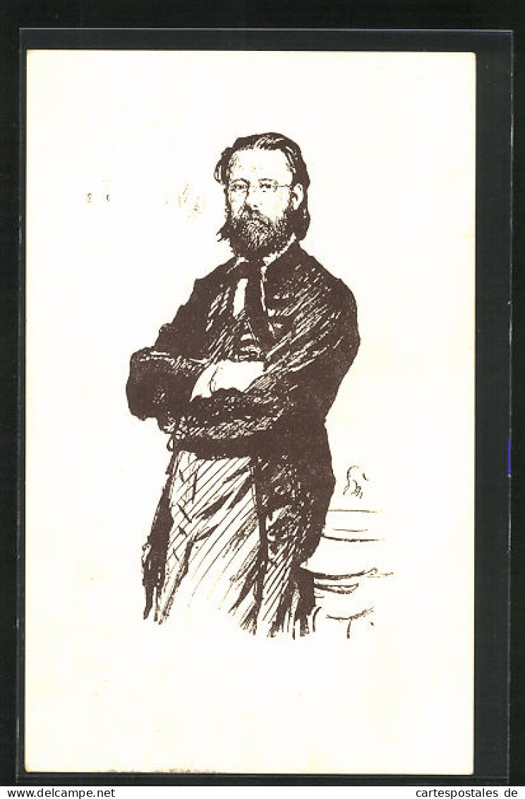 AK Portrait Von Bedrich Smetana, Komponist  - Entertainers