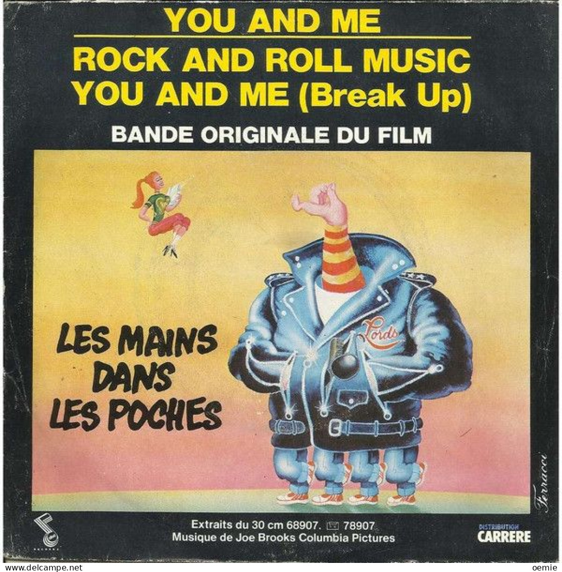 LES MAINS DANS LES POCHES  YOU AND ME  BANDE ORIGINALE DU FILM - Musique De Films