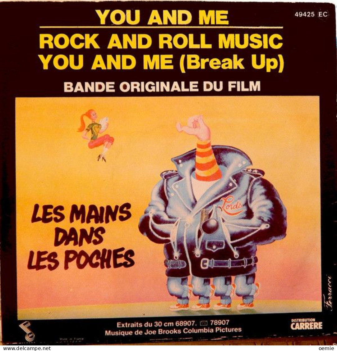 LES MAINS DANS LES POCHES  YOU AND ME  BANDE ORIGINALE DU FILM - Filmmusik