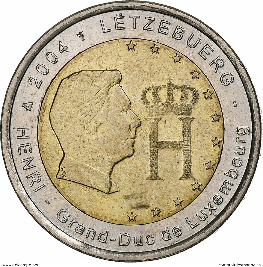 Luxembourg, 2 Euro, Grand Duc De Luxembourg, 2004, SUP, Bimétallique - Luxemburg