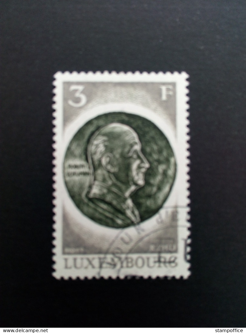 LUXEMBOURG MI-NR. 849 GESTEMPELT(USED) MITLÄUFER 1972 MONTANUNION SCHUMANN - Europäischer Gedanke