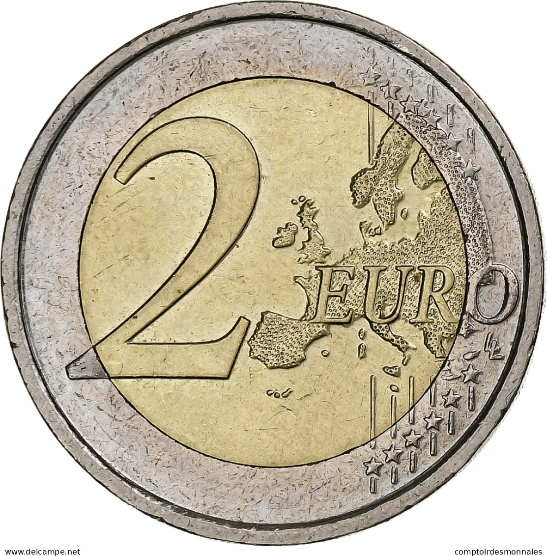 Belgique, Albert II, 2 Euro, EU Council Presidency, 2010, SUP, Bimétallique - Belgique