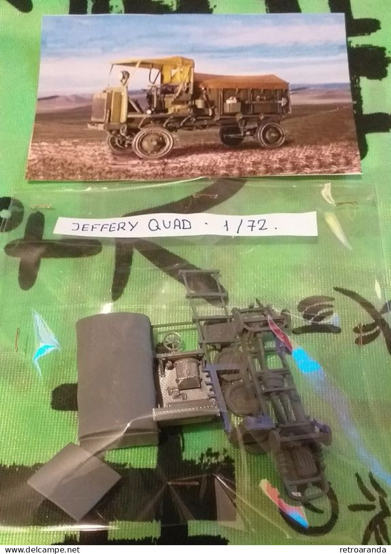 Kit Maqueta Para Montar Y Pintar - Vehículo Militar . Nash Quad - 1/72. - Véhicules Militaires