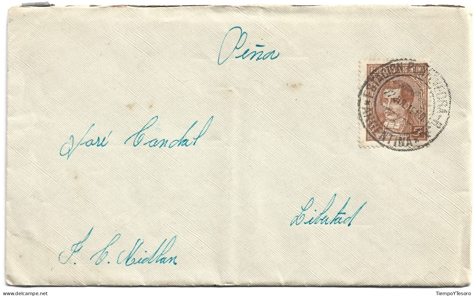 Postcard - Argentina, Buenos Aires, 1940, N°1542 - Briefe U. Dokumente