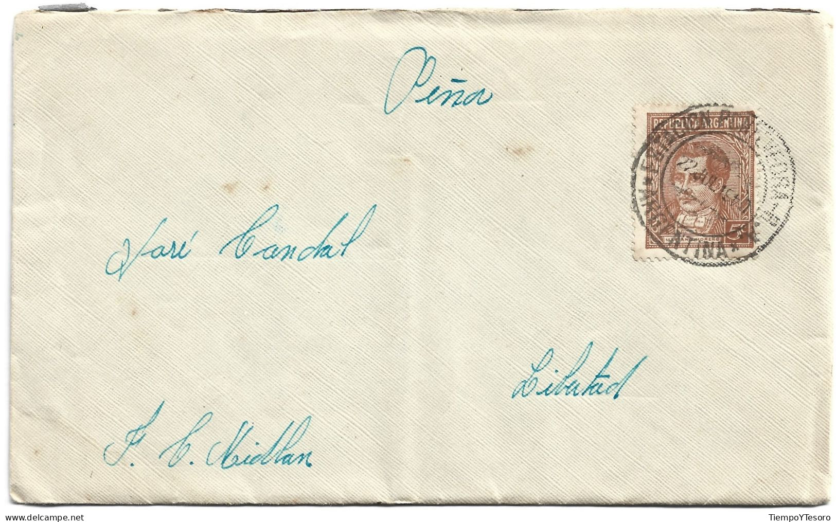 Postcard - Argentina, Buenos Aires, 1940, N°1542 - Lettres & Documents