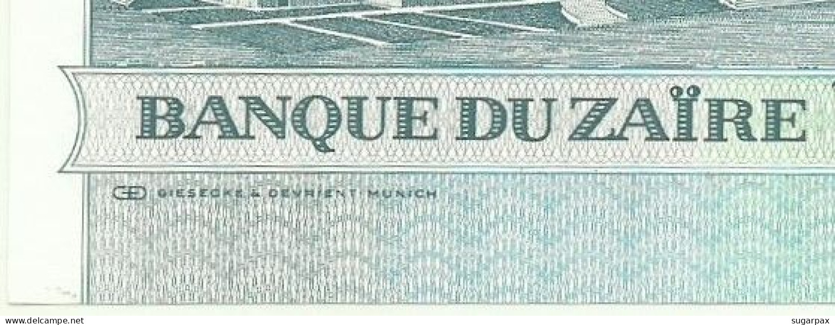 Zaïre - 10 Nouveaux Zaïres - 24.06.1993 - Pick 54 - Unc. - Printer: G & D - Sign. 9 - Prefix E , Sufix C - Mobutu - Zaire