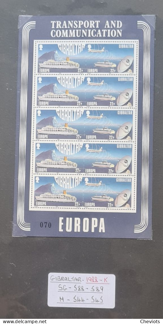 EUROPA miniature 542 miniature sheets collection Cat £6,000++