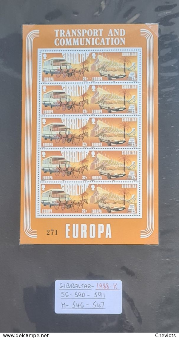 EUROPA miniature 542 miniature sheets collection Cat £6,000++