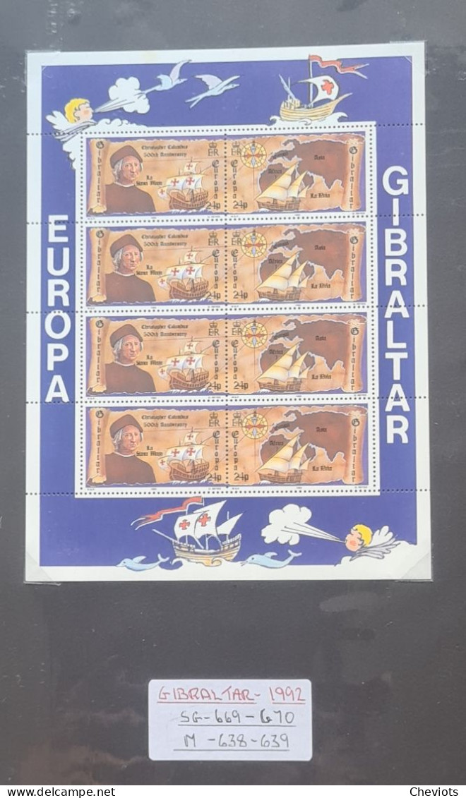 EUROPA miniature 542 miniature sheets collection Cat £6,000++