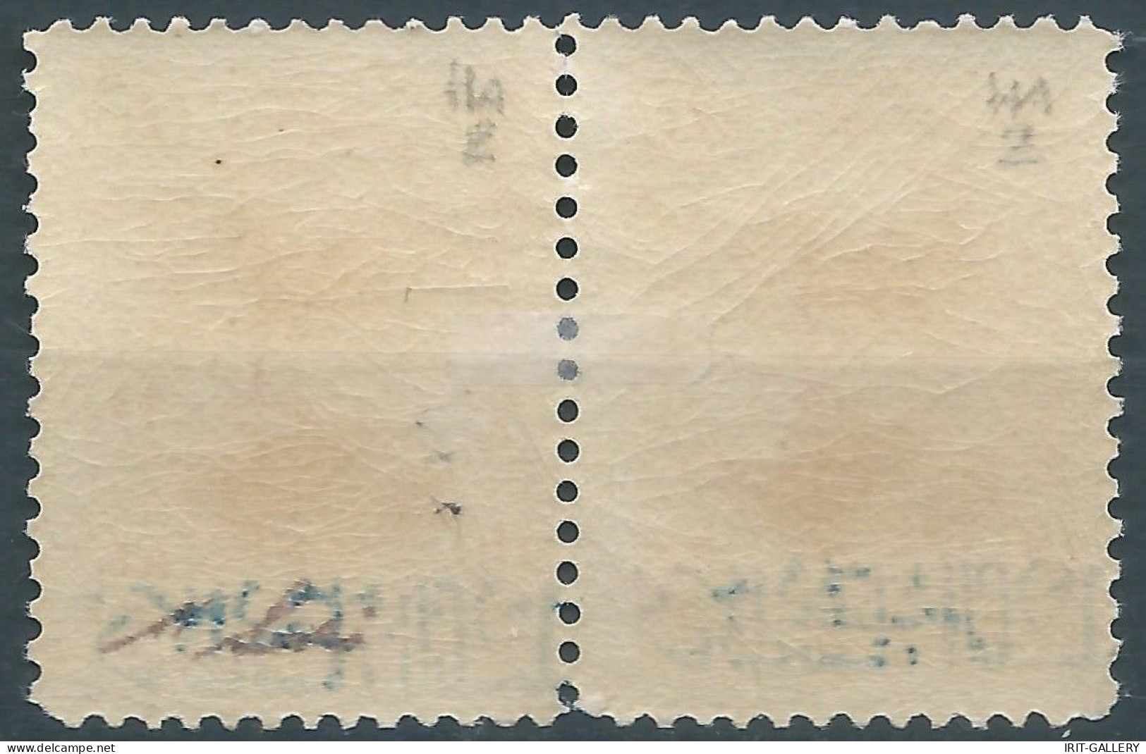 PERSIA PERSE IRAN,1903 -Surcharge On 10kr In Pairs,MNH,Genuine Overprint,Scott:366 - Persiphila:328 Signed:M.Sadri - Irán