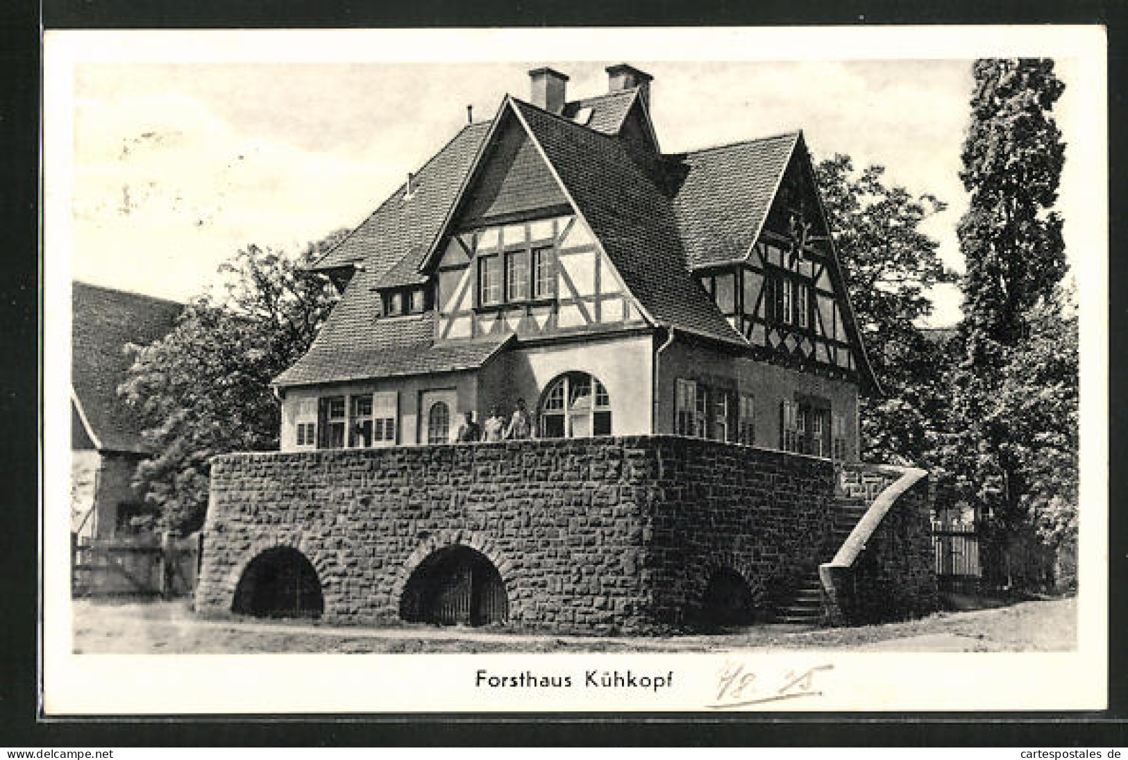 AK Stockstadt, Gasthof Forsthaus Kühkopf  - Caza