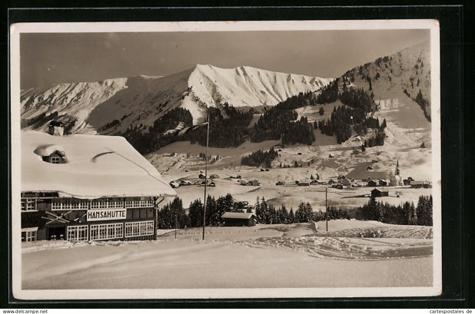 AK Hansa-Hütte, Berghütte Im Winter, Riezlern-Egg  - Other & Unclassified