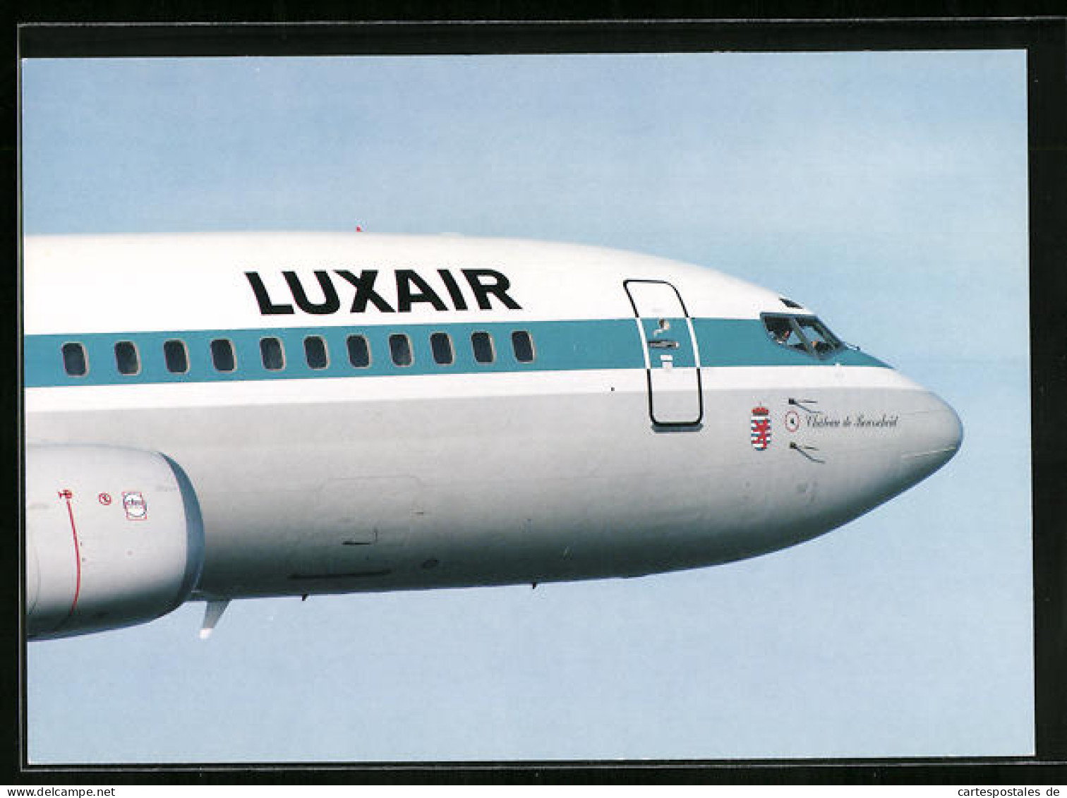 AK Flugzeug Boeing 737-400 Der Luxair Am Himmel  - 1946-....: Era Moderna