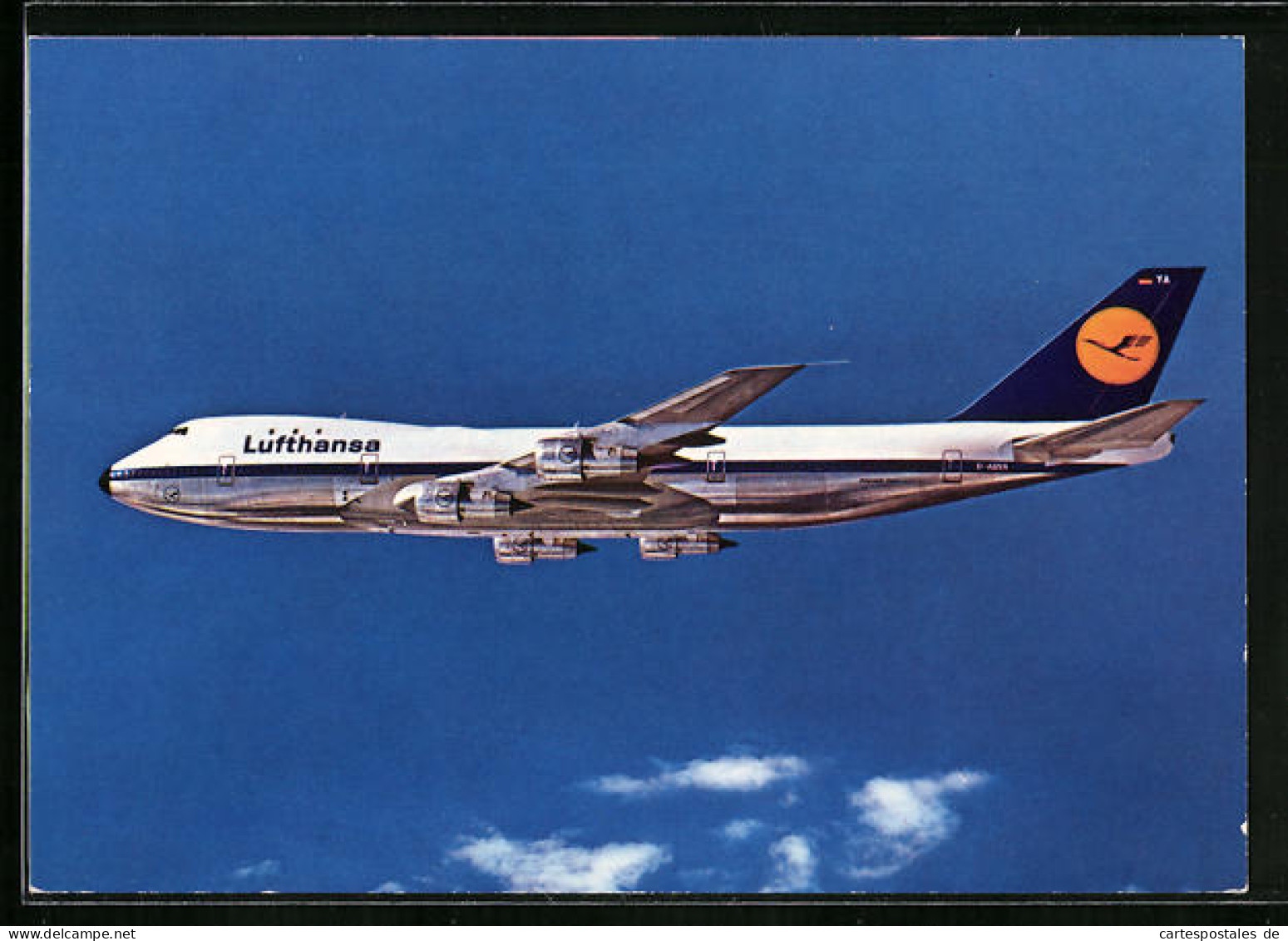 AK Flugzeug Boeing Jet 747 Von Lufthansa Am Himmel  - 1946-....: Era Moderna