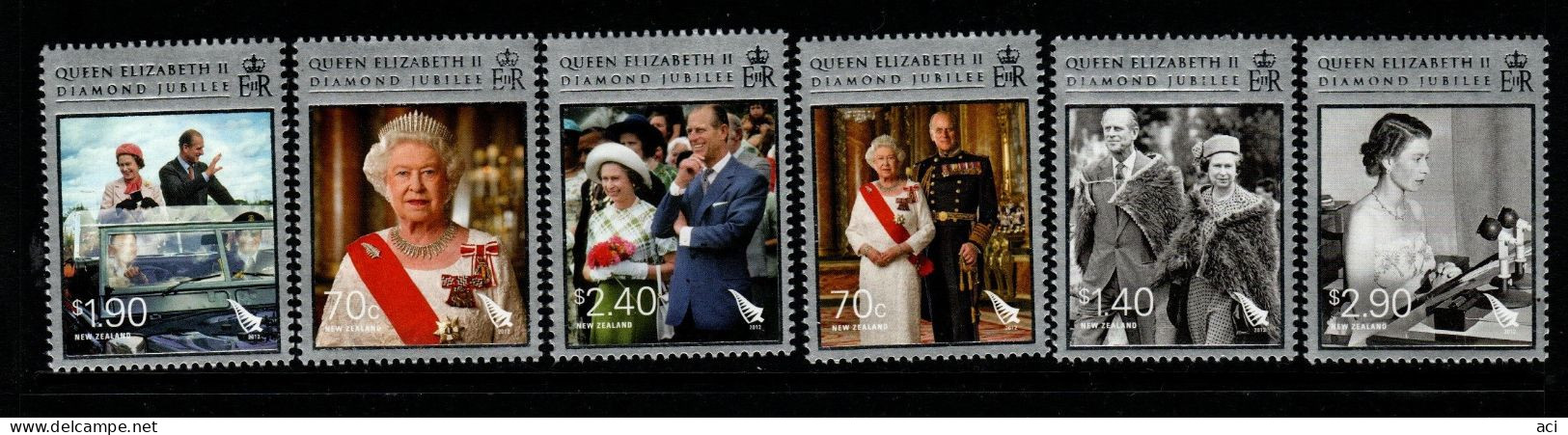 New Zealand  2012 60th Anniversary Accession QEII,mint Never Hinged - Unused Stamps