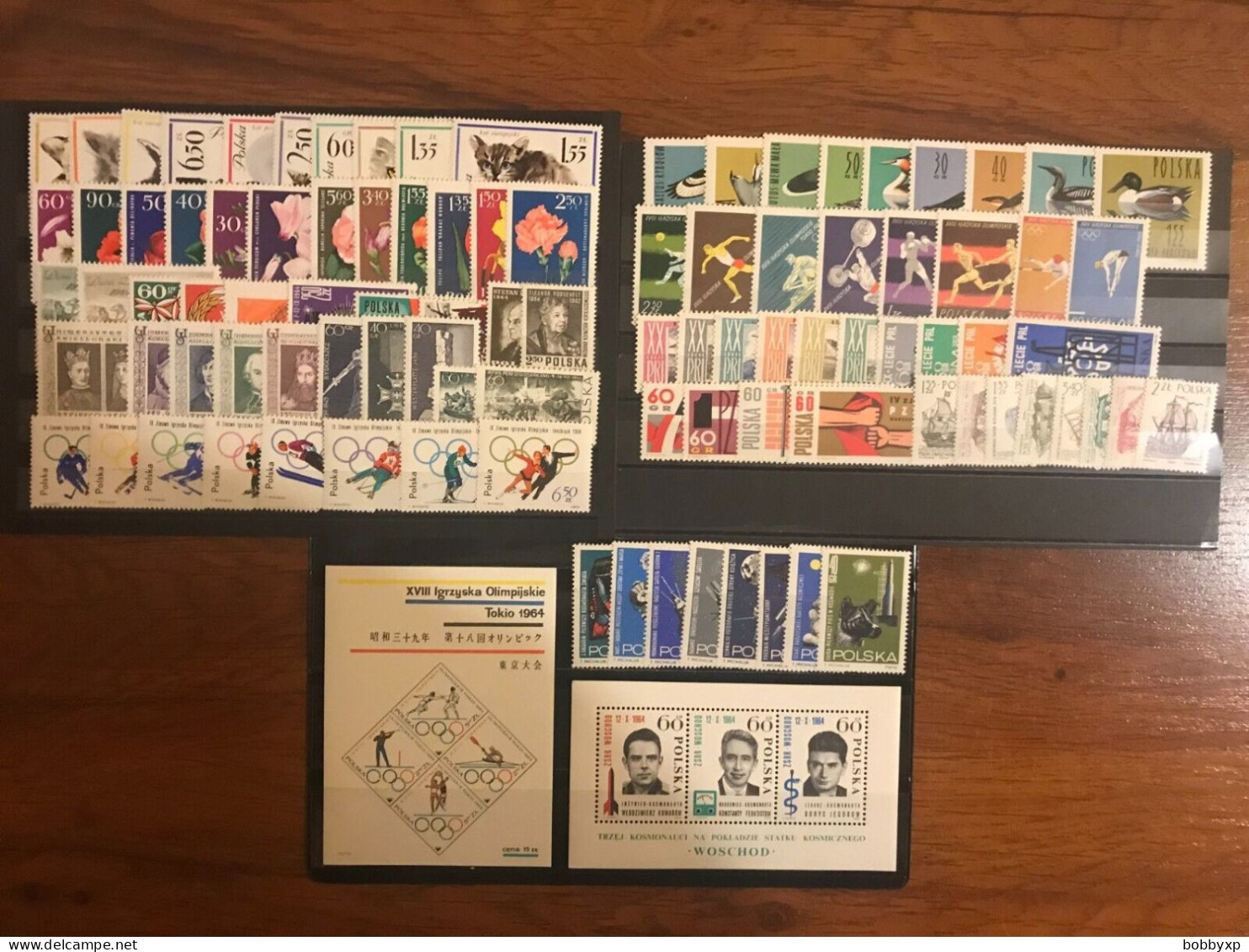 POLAND 1962-1969. 8 Complete Year Sets. Stamps & Basic Souvenir Sheets. MNH - Années Complètes