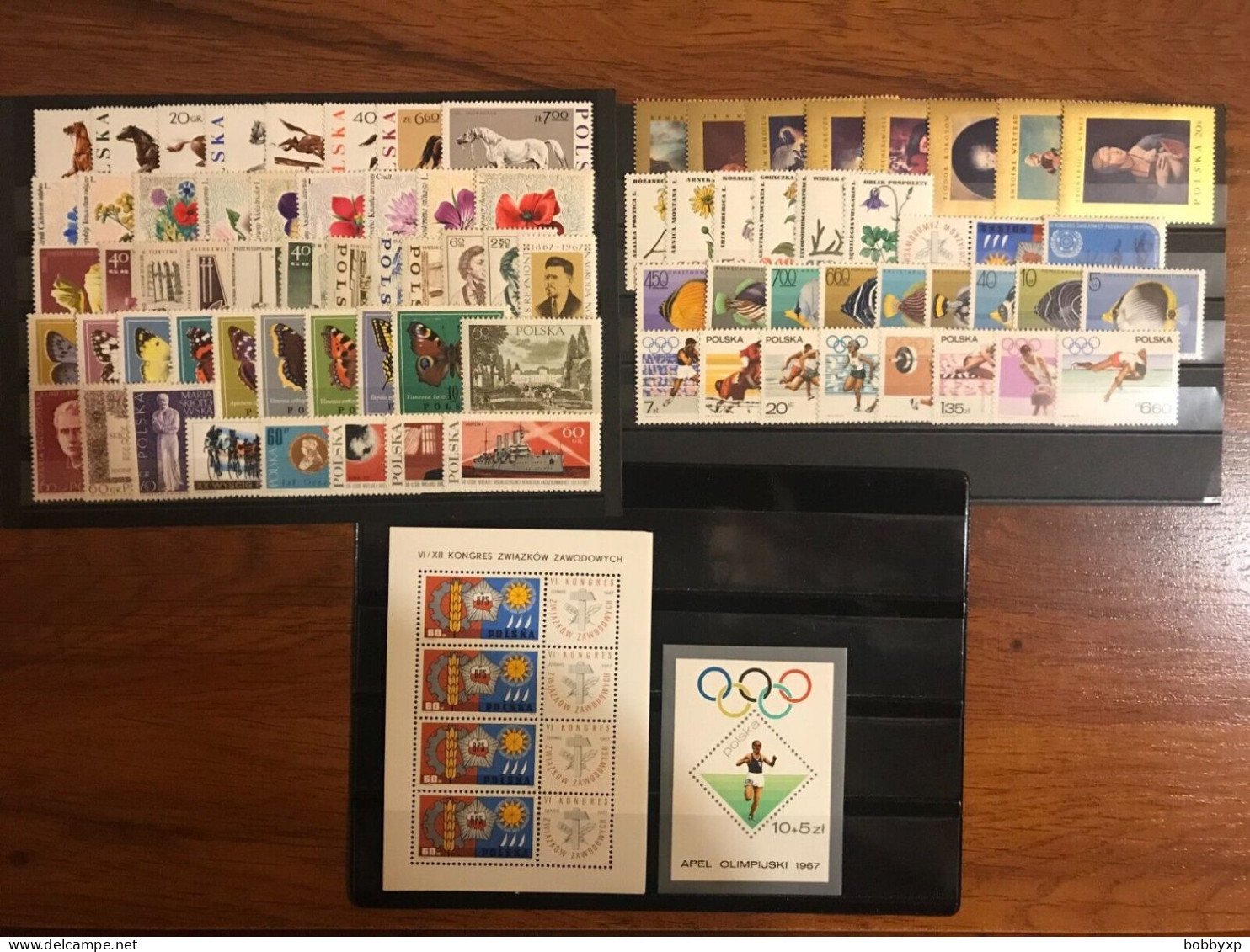POLAND 1962-1969. 8 Complete Year Sets. Stamps & Basic Souvenir Sheets. MNH - Années Complètes