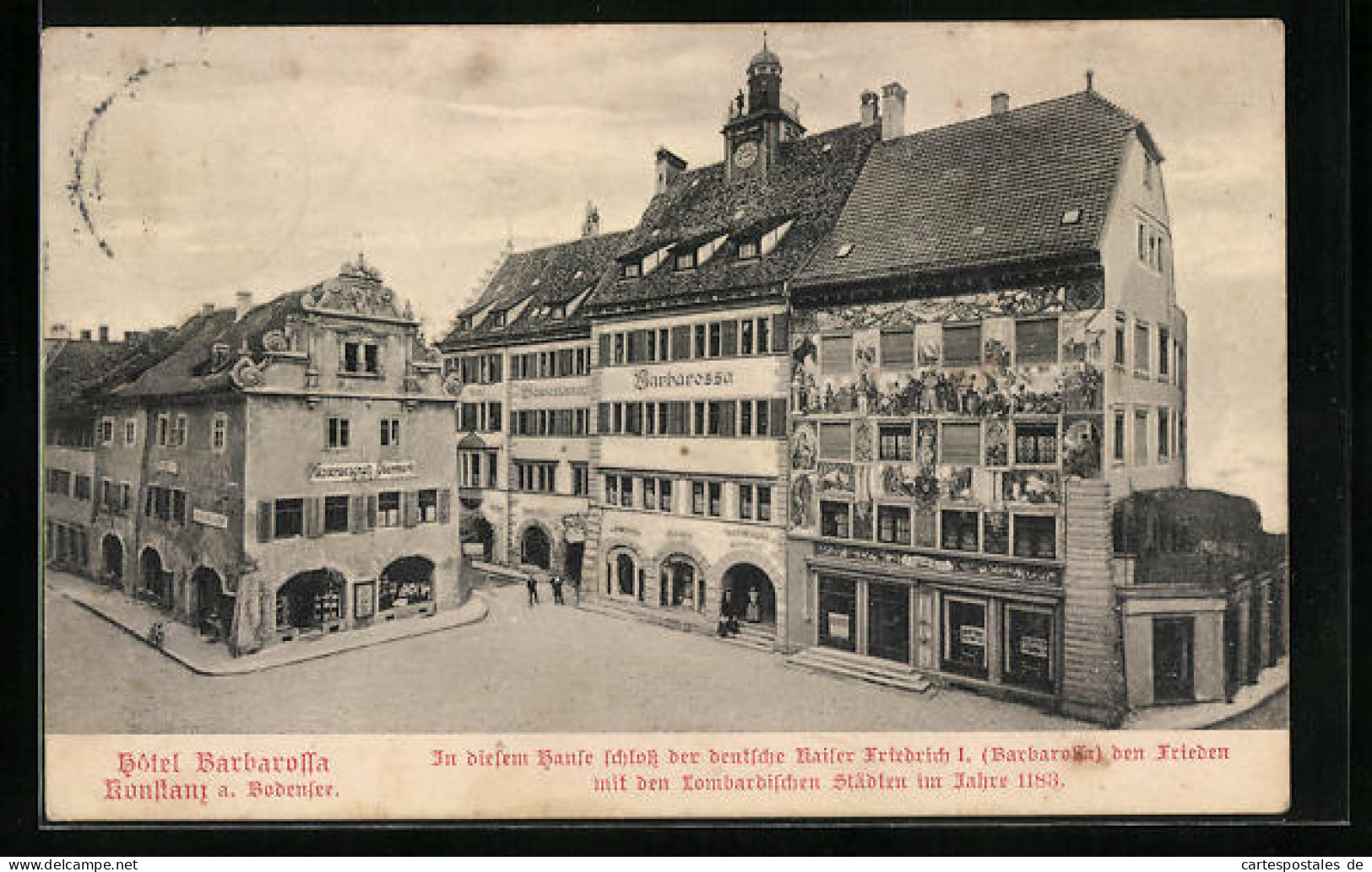 AK Konstanz, Hotel Barbarossa  - Konstanz