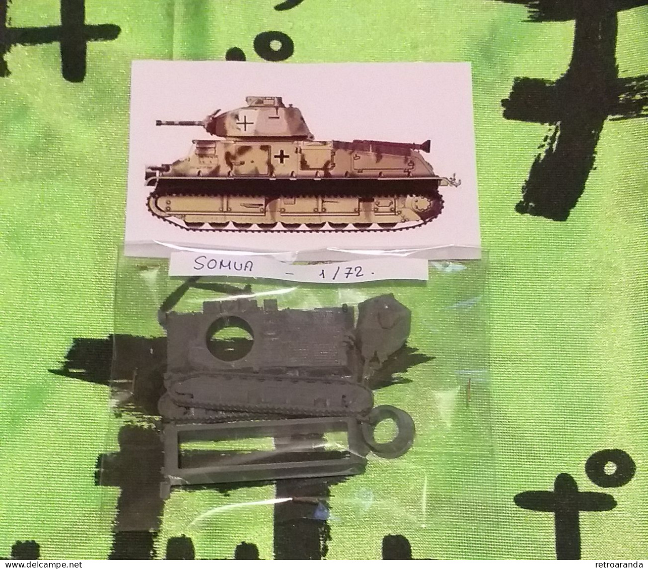 Kit Maqueta Para Montar Y Pintar - Vehículo Militar . Somua S35 - 1/72. - Veicoli Militari