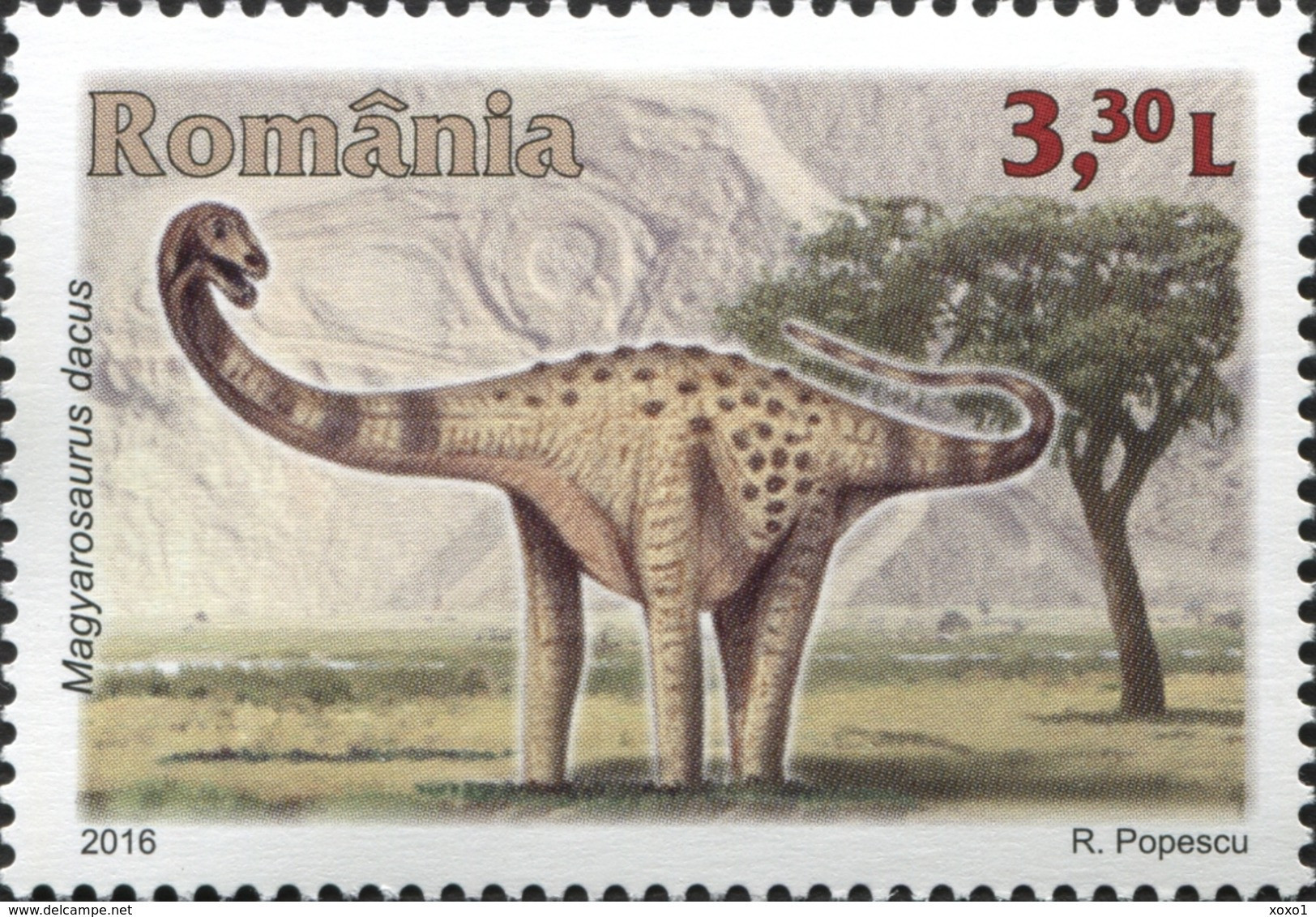 Romania 2016 MiNr. 7027 - 7030  Rumänien Prehistorics 4 St.   17,00 € - Ungebraucht