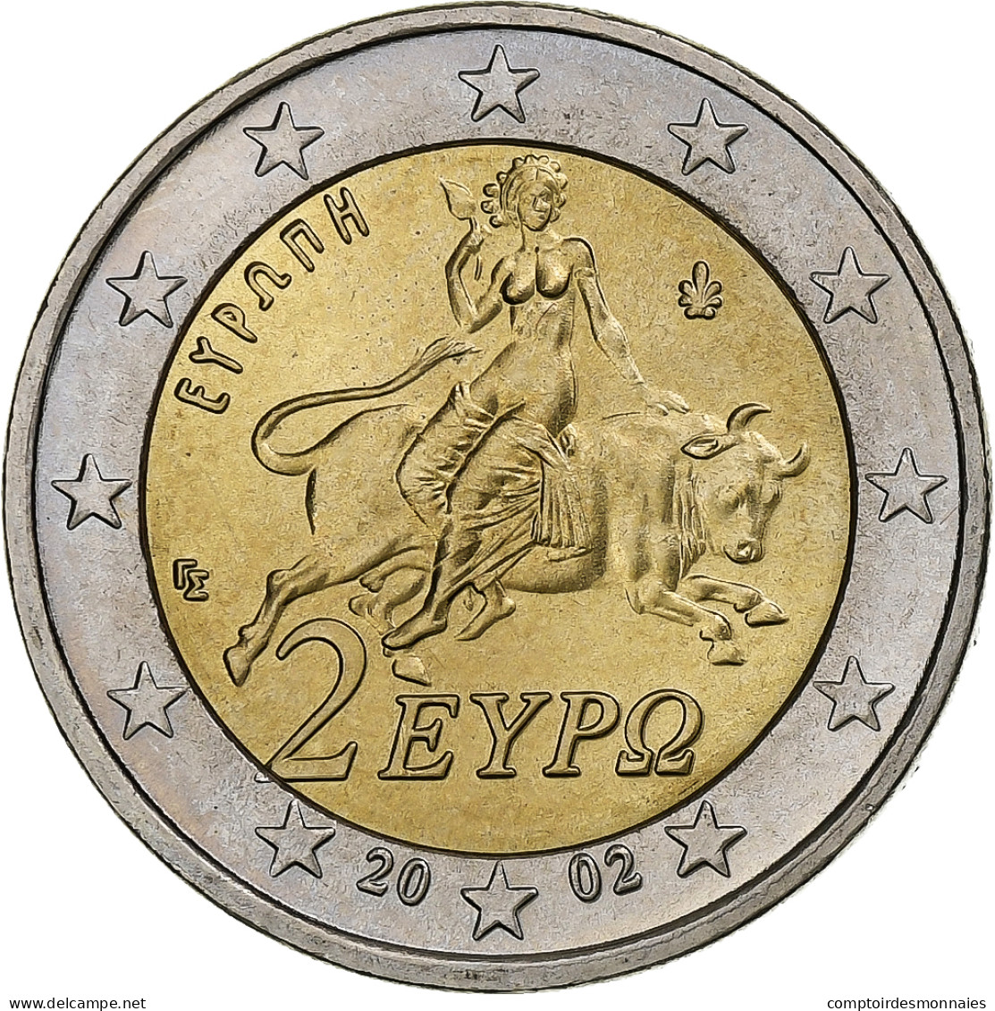 Grèce, 2 Euro, 2002, Athènes, SPL, Bimétallique, KM:188 - Griechenland