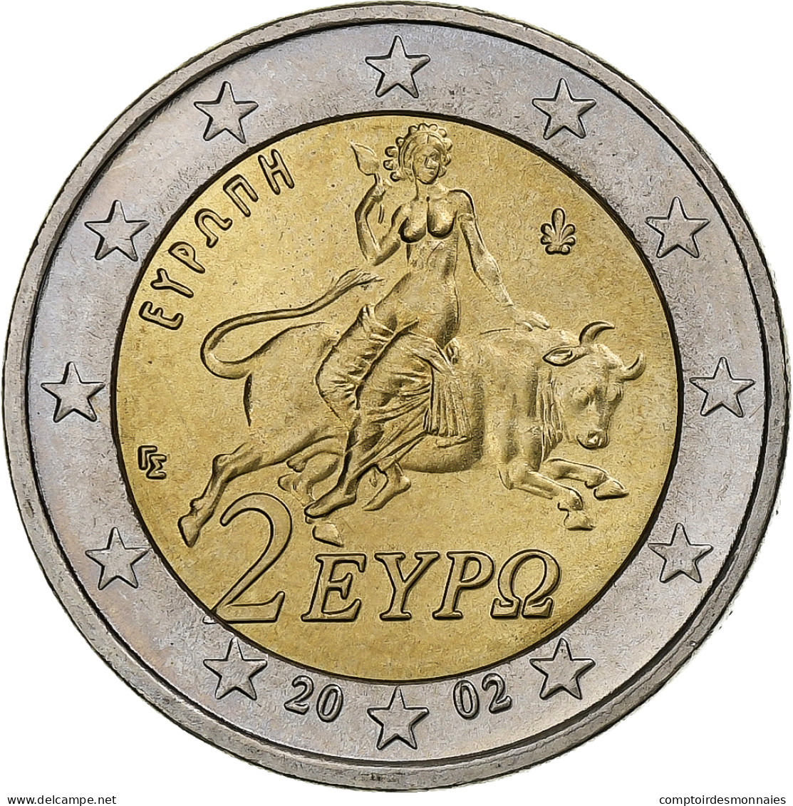 Grèce, 2 Euro, 2002, Athènes, SPL, Bimétallique, KM:188 - Greece