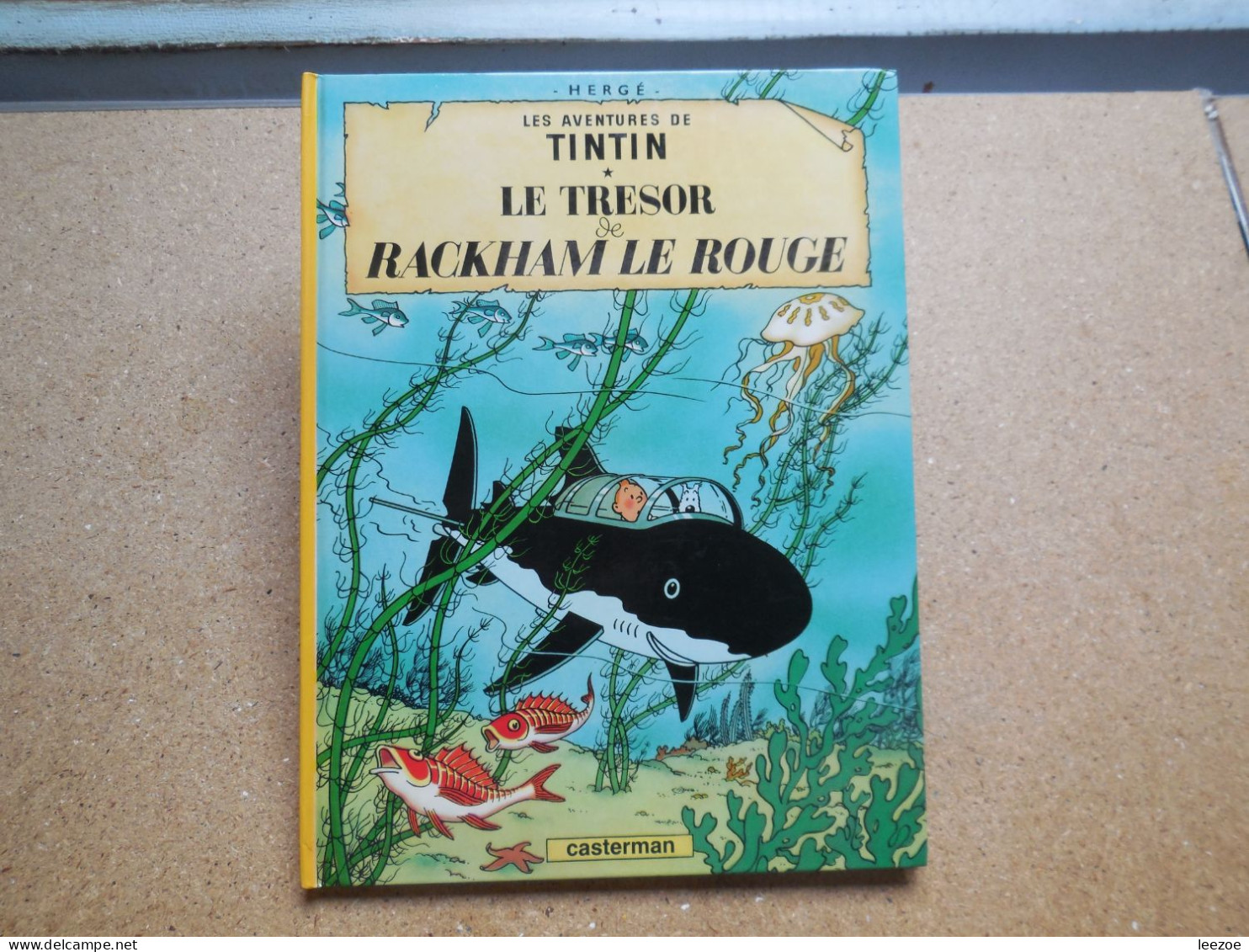 BD Tintin 12C8 . Le Trésor De Rackham Le Rouge, Dépôt Légal : 4è Trimestre 1954 D. 1966/0053/152.........N5 - Tintin
