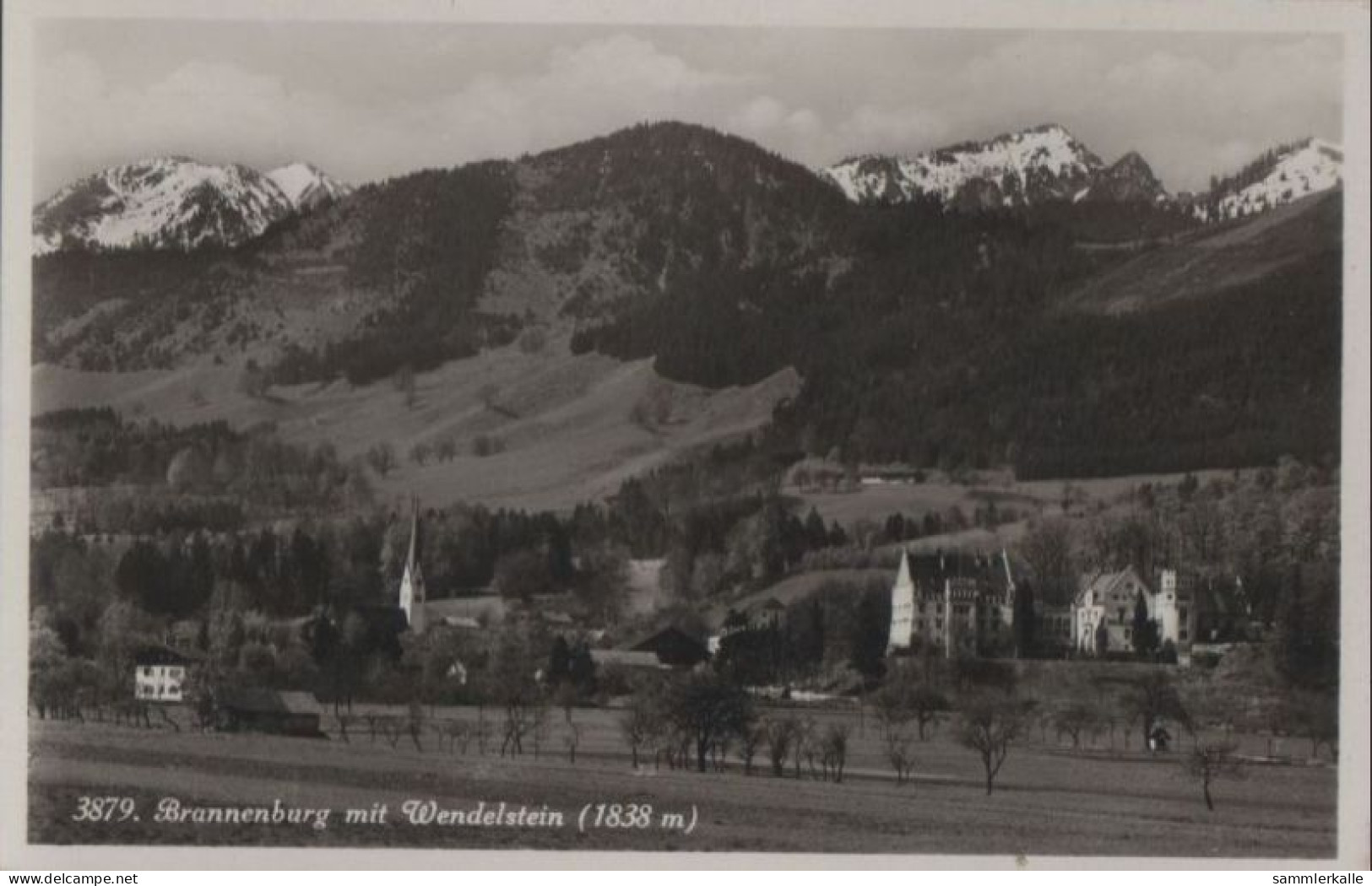 41644 - Brannenburg - Mit Wendelstein - Ca. 1955 - Rosenheim