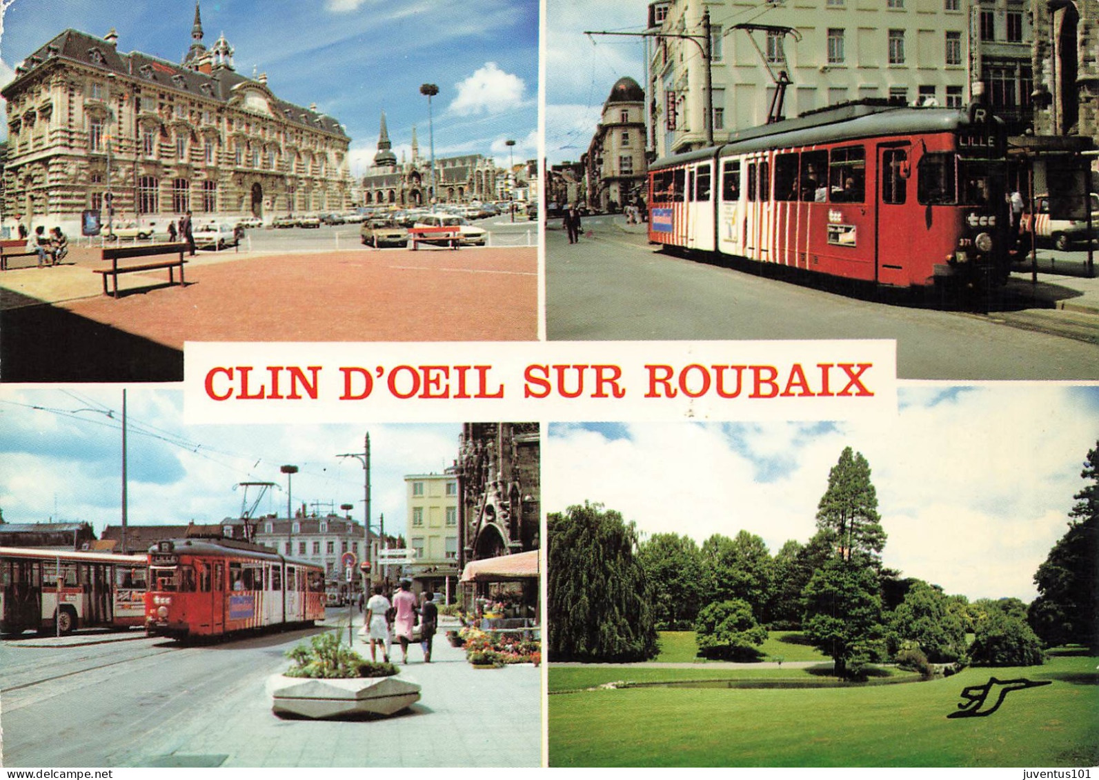 CPSM Clin D'Oeil Sur Roubaix-Multivues-Timbre     L2795 - Roubaix